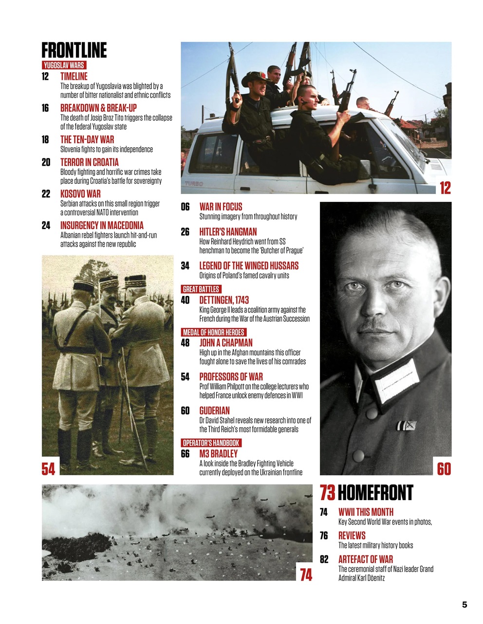 History of War Preview Pages