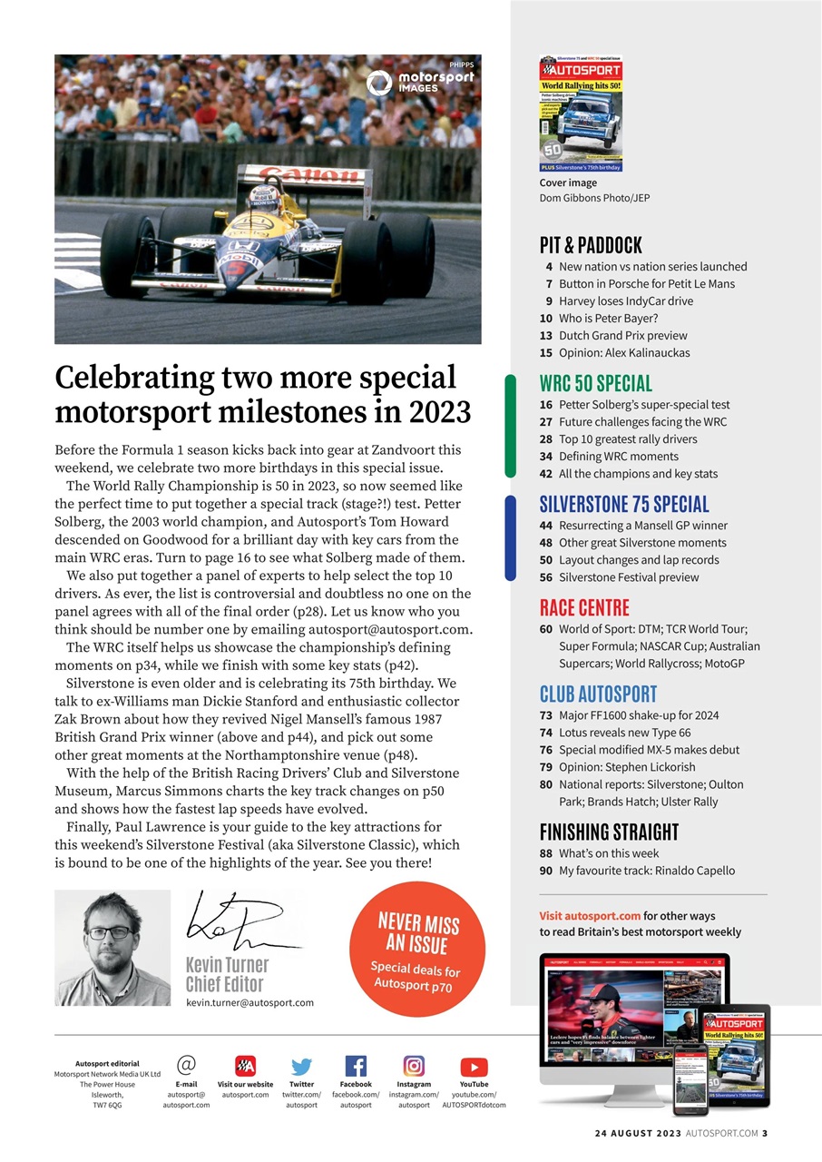 Autosport Preview Pages
