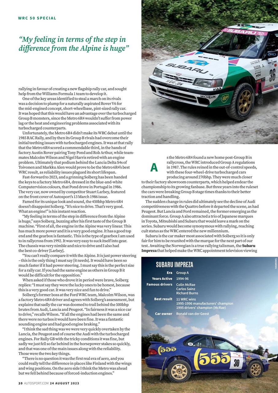 Autosport Preview Pages