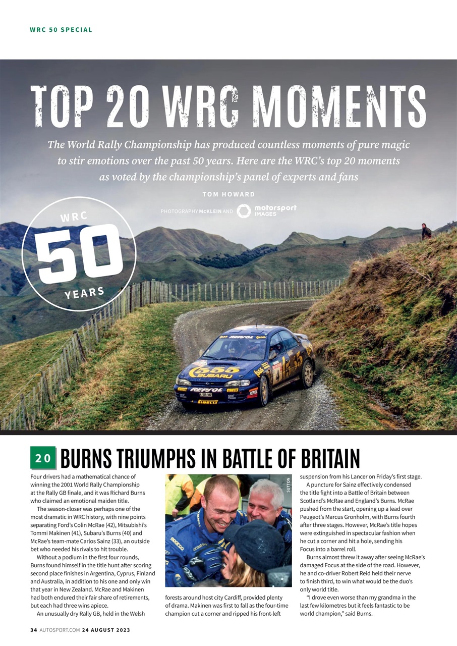 Autosport Preview Pages
