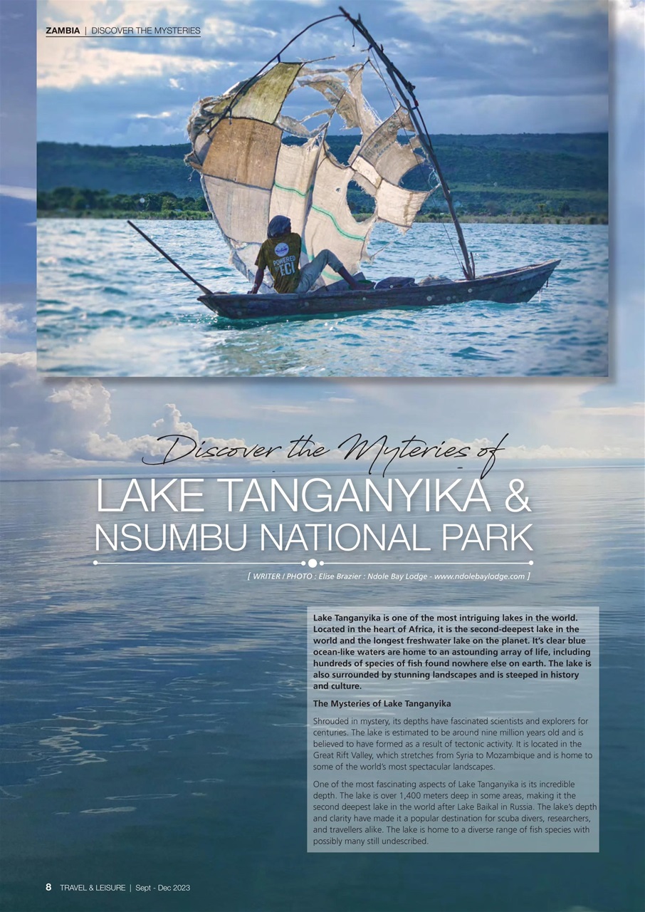 Travel & Leisure Zambia & Zimbabwe Preview Pages
