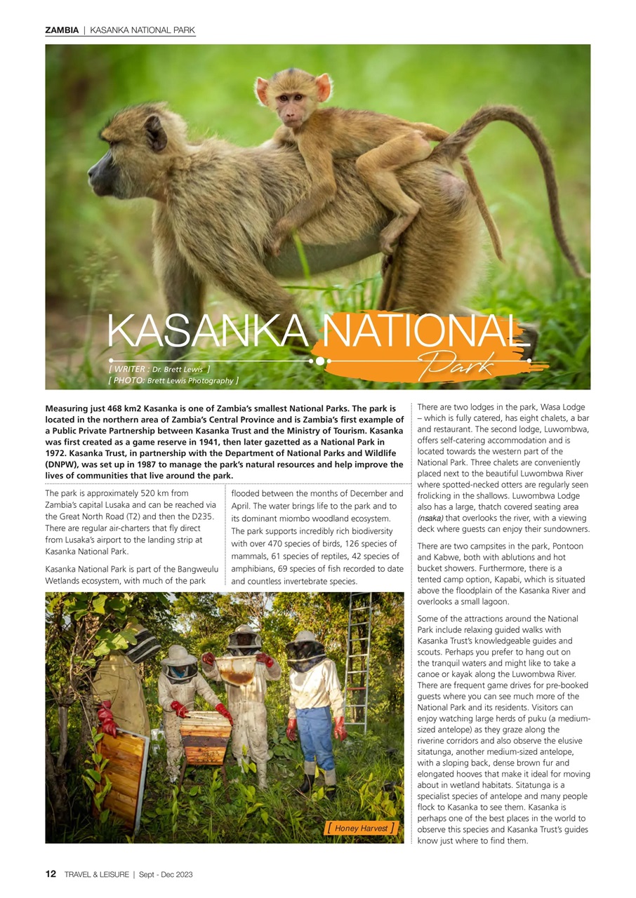 Travel & Leisure Zambia & Zimbabwe Preview Pages