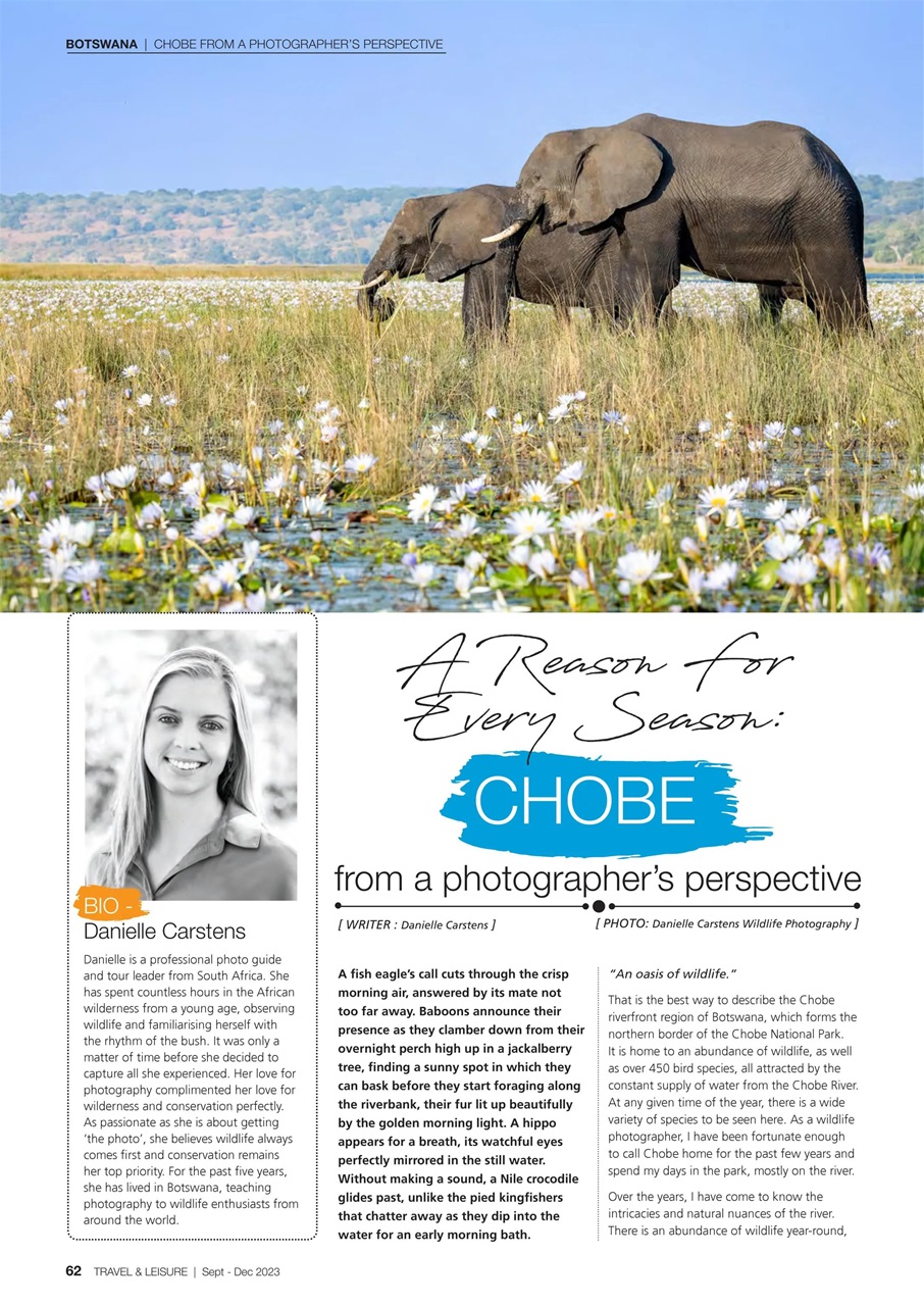 Travel & Leisure Zambia & Zimbabwe Preview Pages