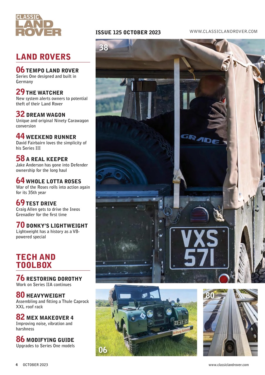 Classic Land Rover Magazine Preview Pages