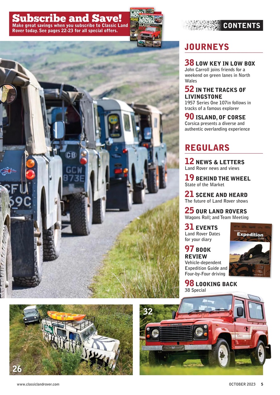 Classic Land Rover Magazine Preview Pages