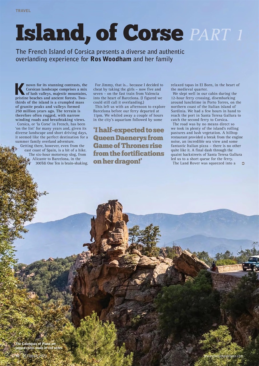 Classic Land Rover Magazine Preview Pages