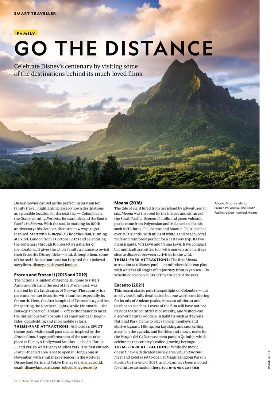 National Geographic Traveller UK Preview Pages
