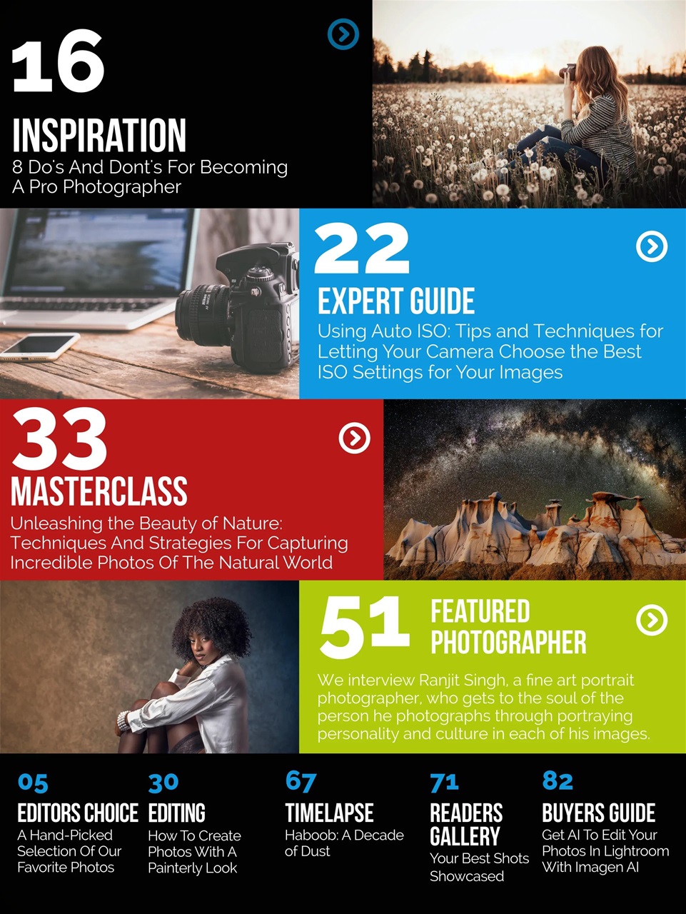 Photography Masterclass Magazine Preview Pages