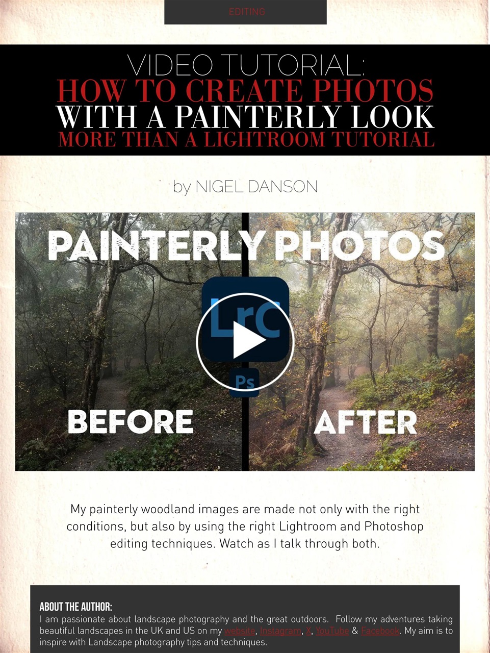 Photography Masterclass Magazine Preview Pages