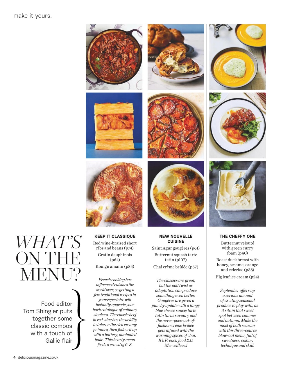 delicious. Magazine Preview Pages