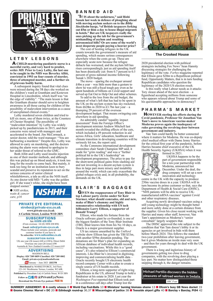 Private Eye Preview Pages