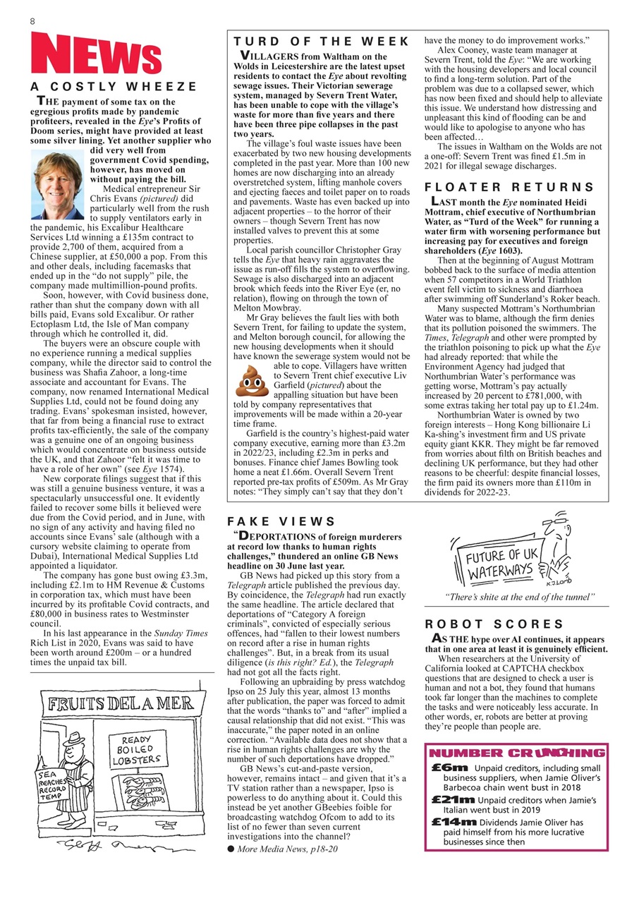 Private Eye Preview Pages