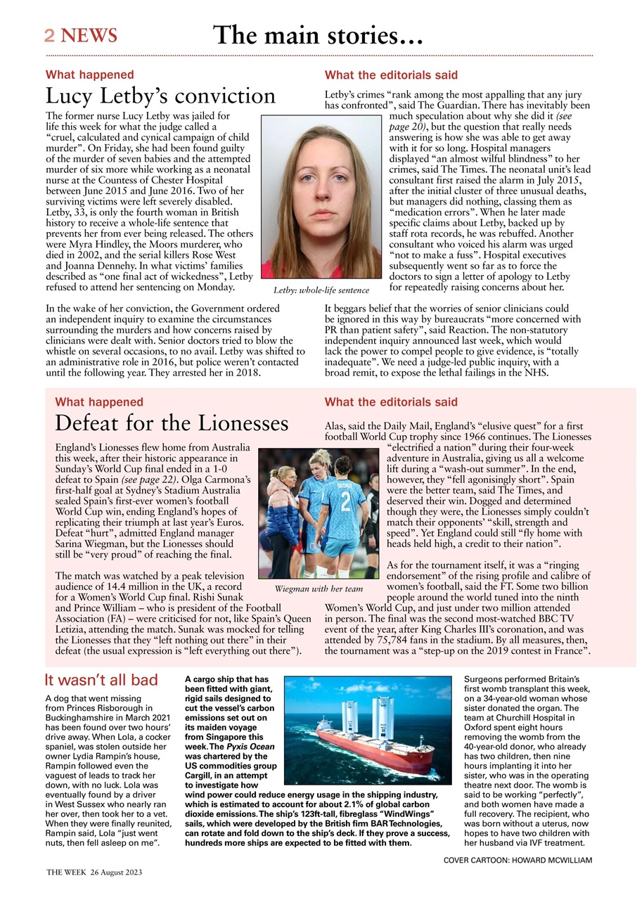 The Week Preview Pages