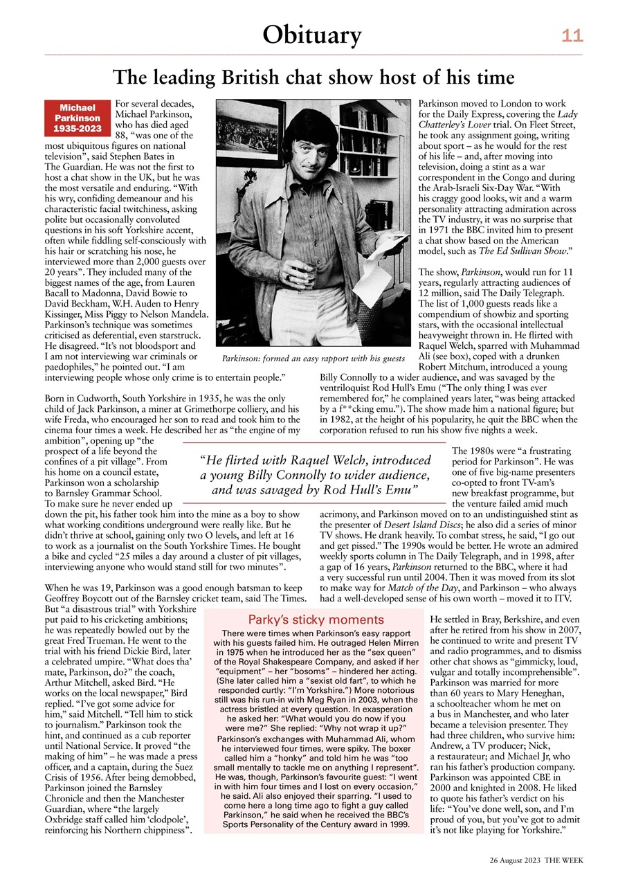 The Week Preview Pages