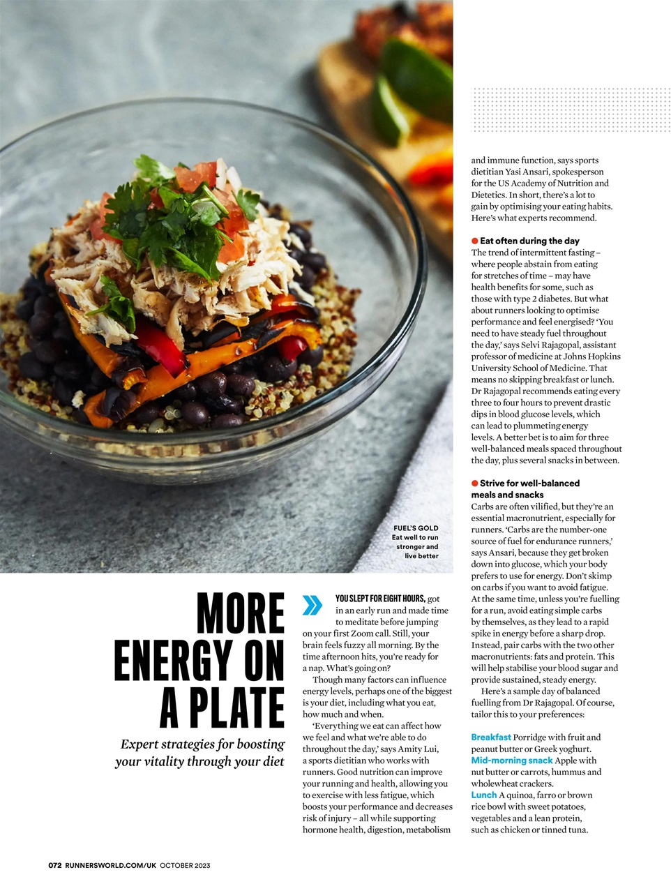 Runner's World Preview Pages