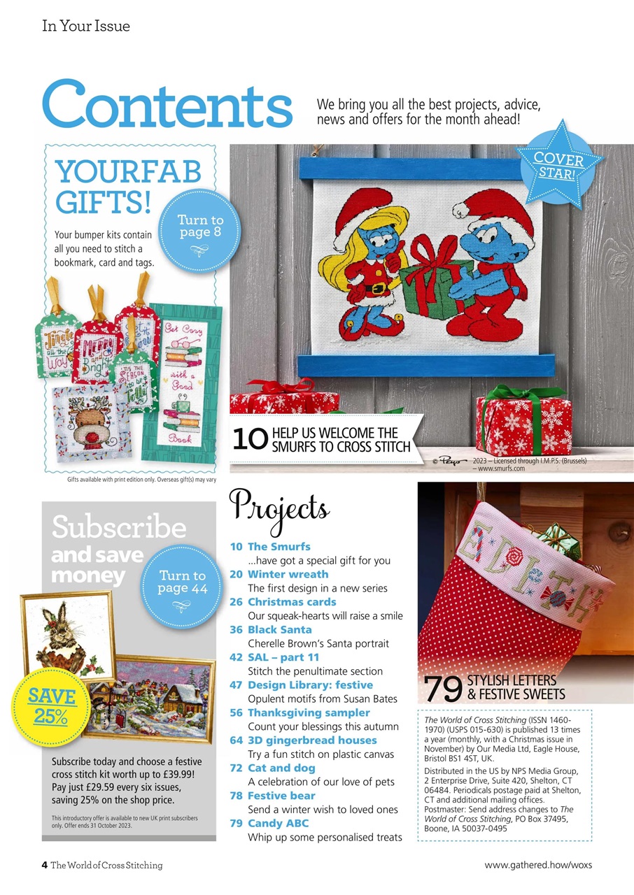 The World of Cross Stitching Preview Pages