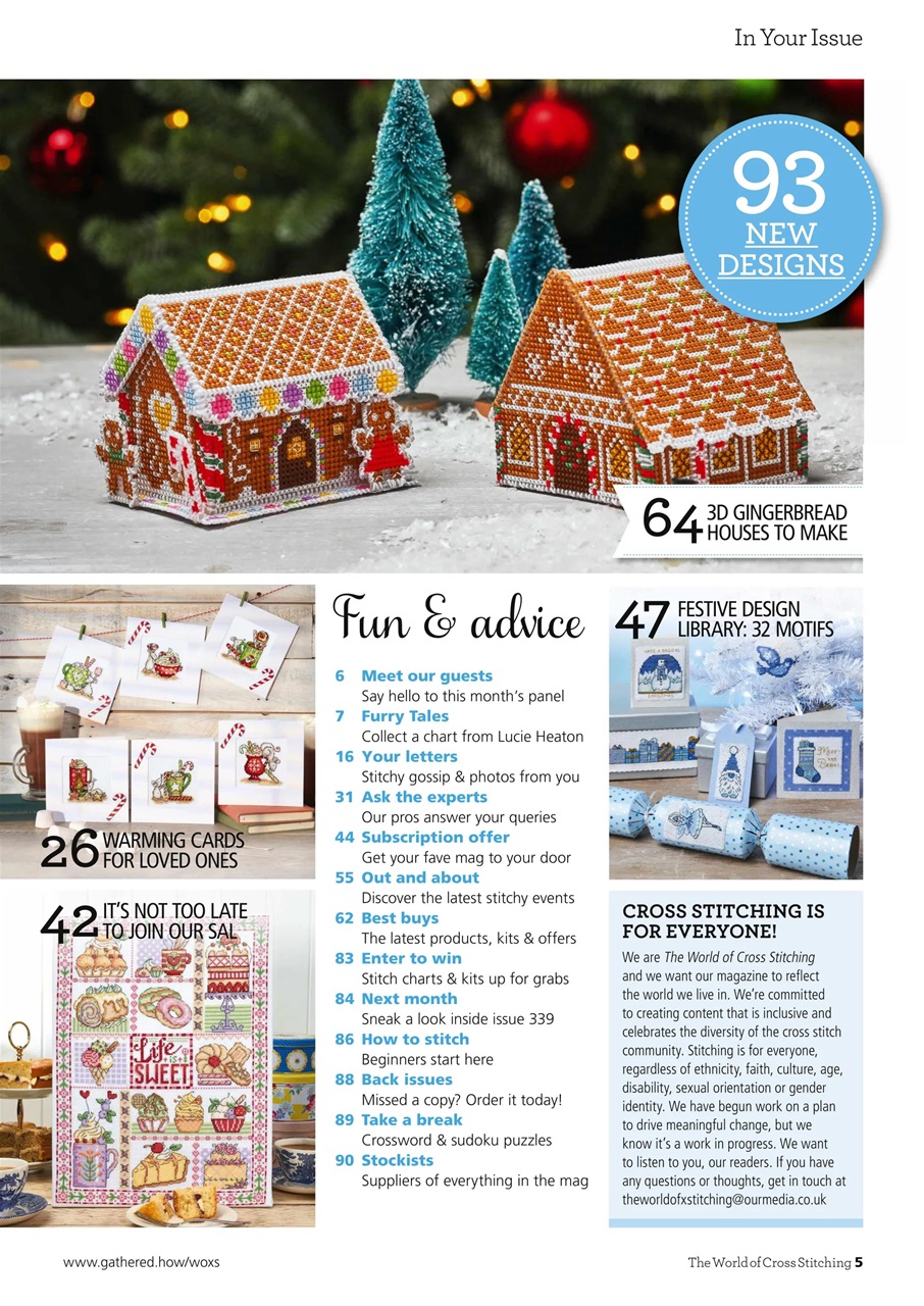 The World of Cross Stitching Preview Pages