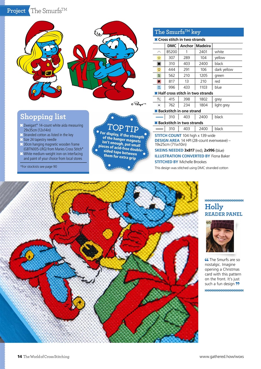 The World of Cross Stitching Preview Pages