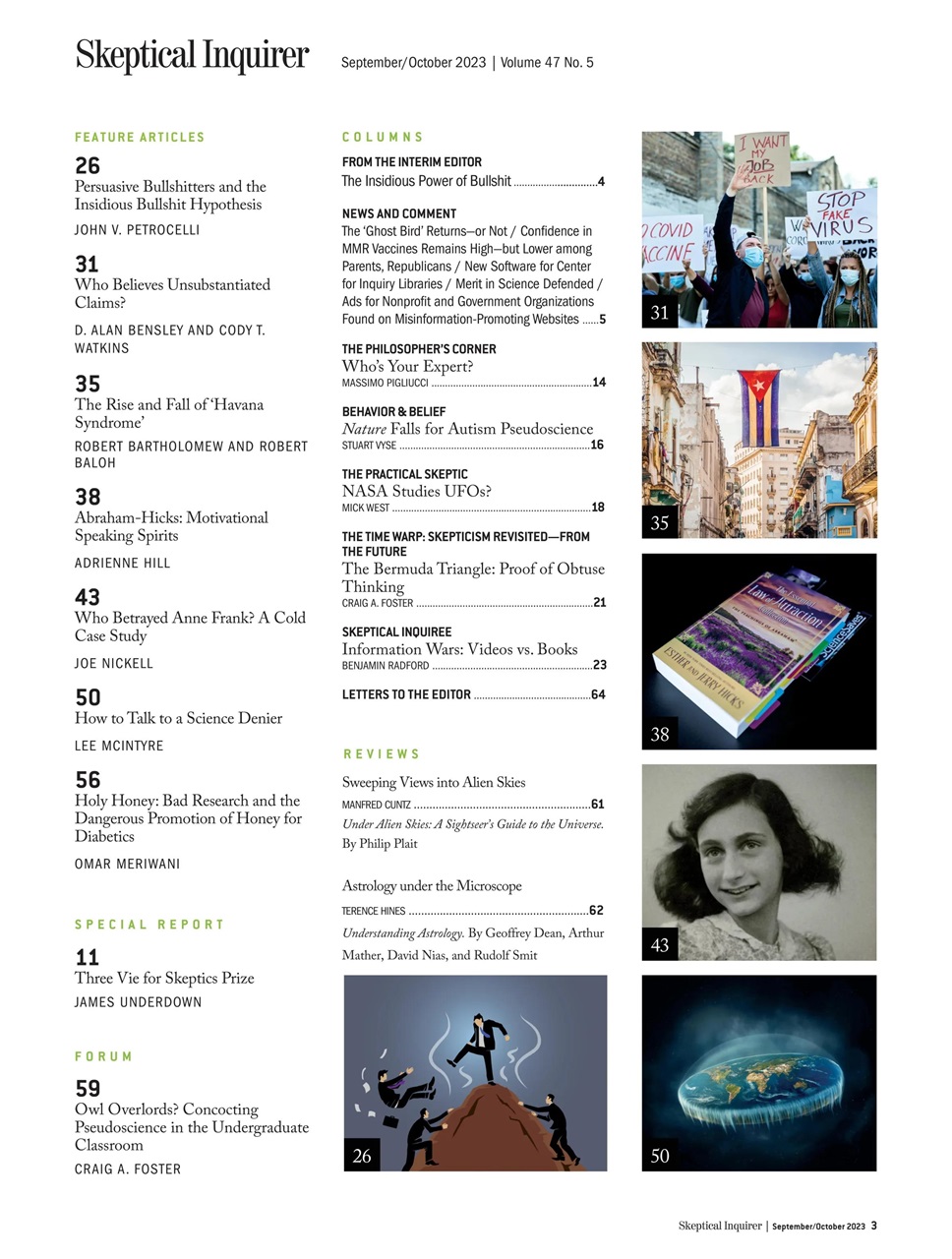 Skeptical Inquirer Preview Pages