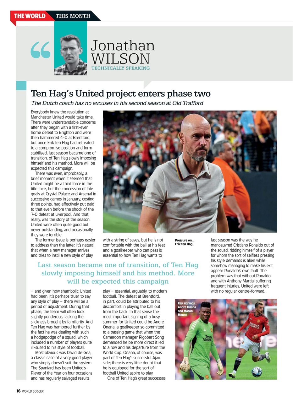 World Soccer Preview Pages