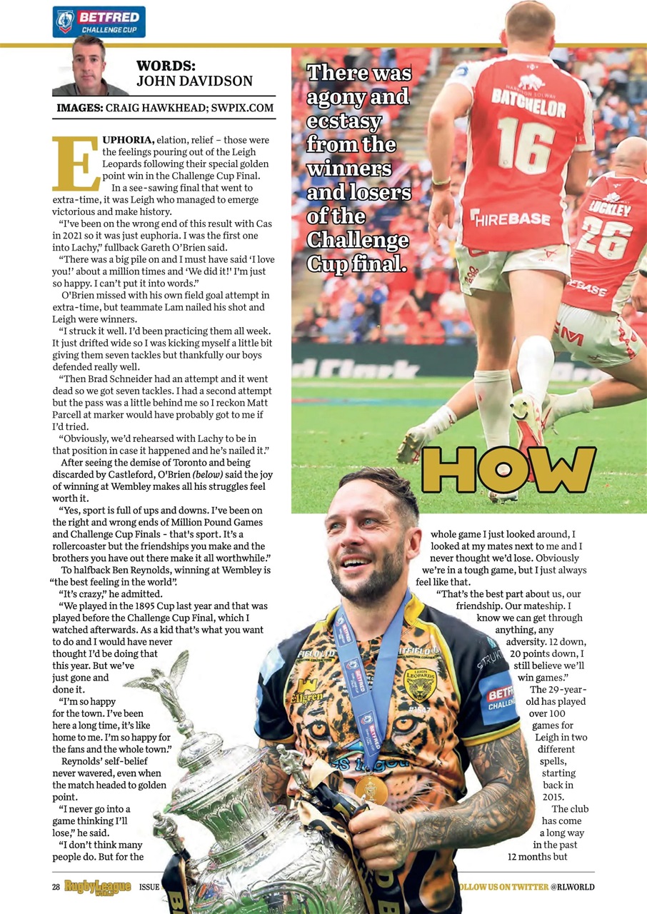 Rugby League World Preview Pages