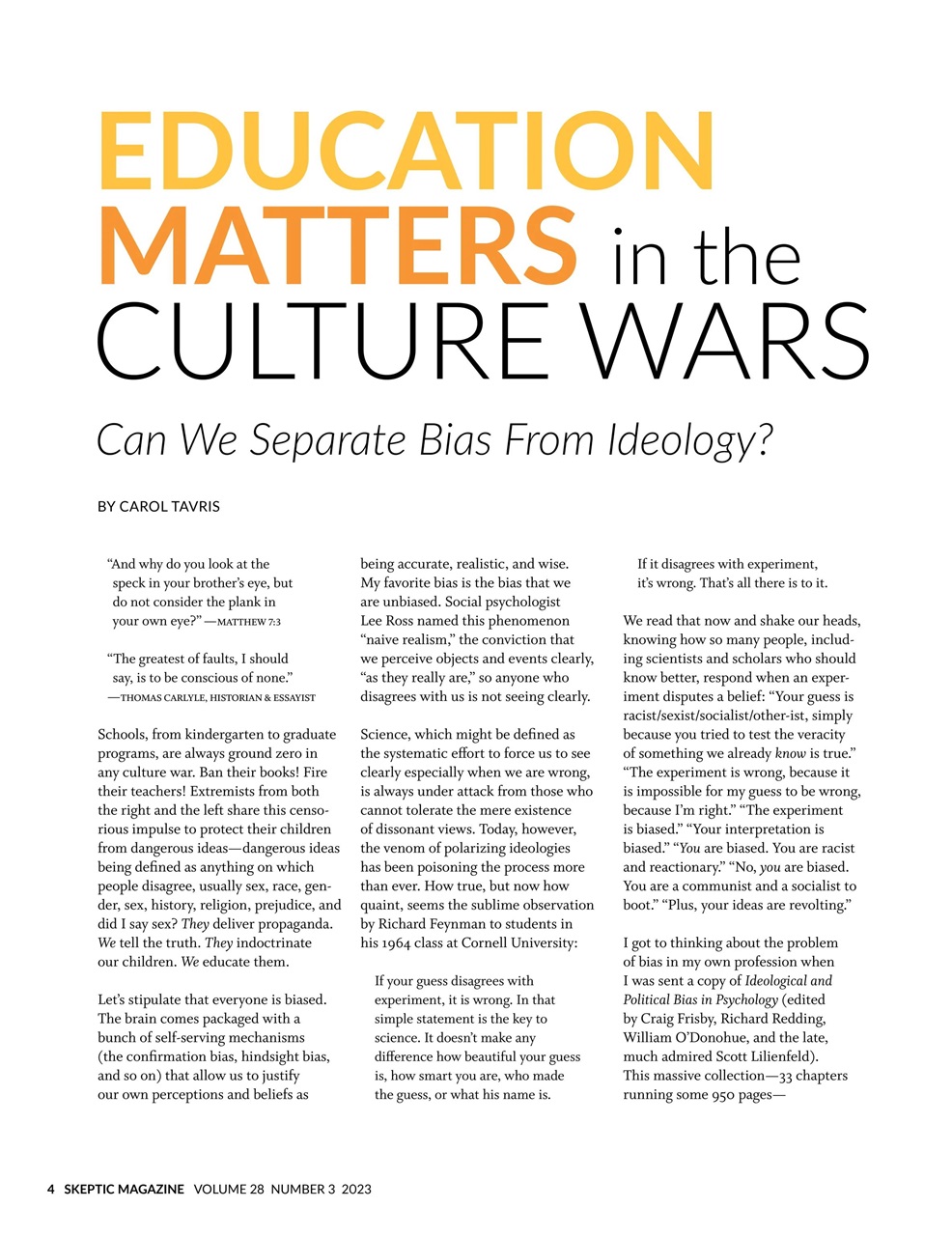 Skeptic Preview Pages