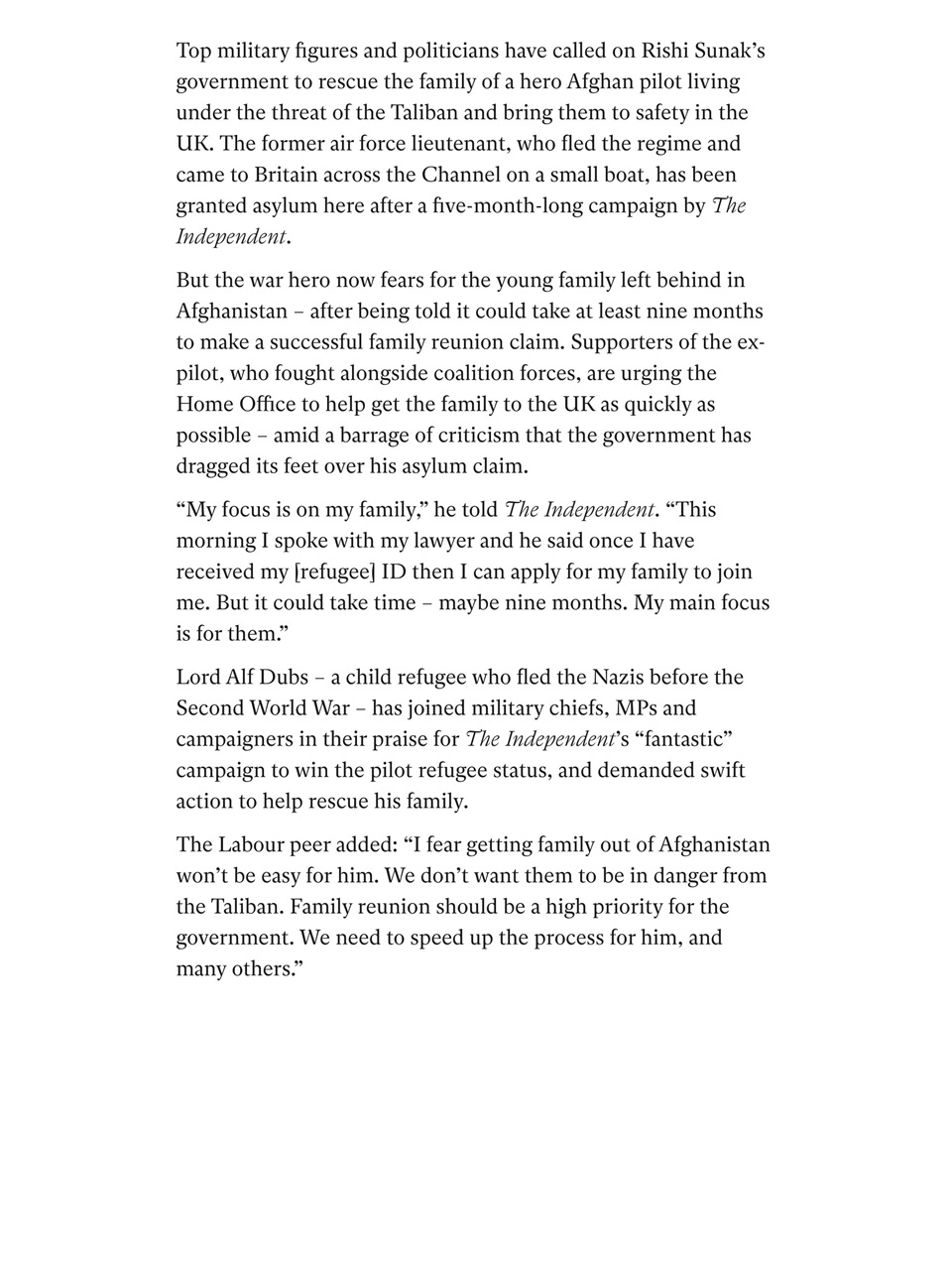 The Independent Daily Edition Newspaper Preview Pages