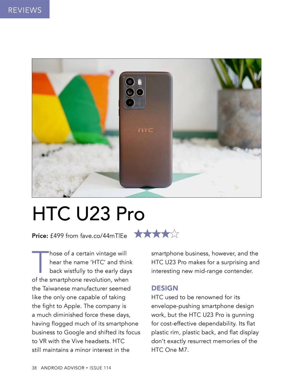 Android Advisor Preview Pages