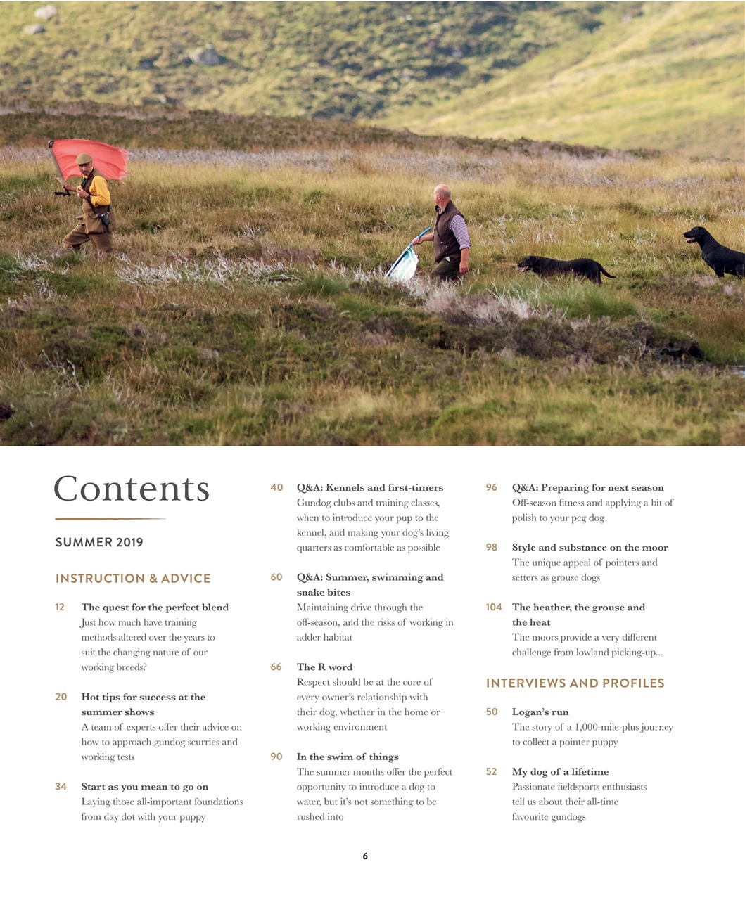 Gundog Journal Preview Pages