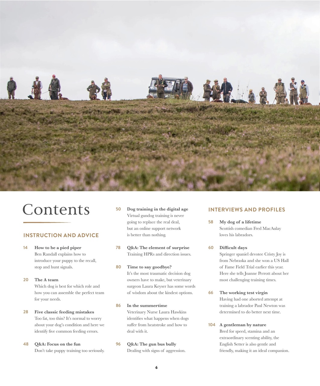 Gundog Journal Preview Pages