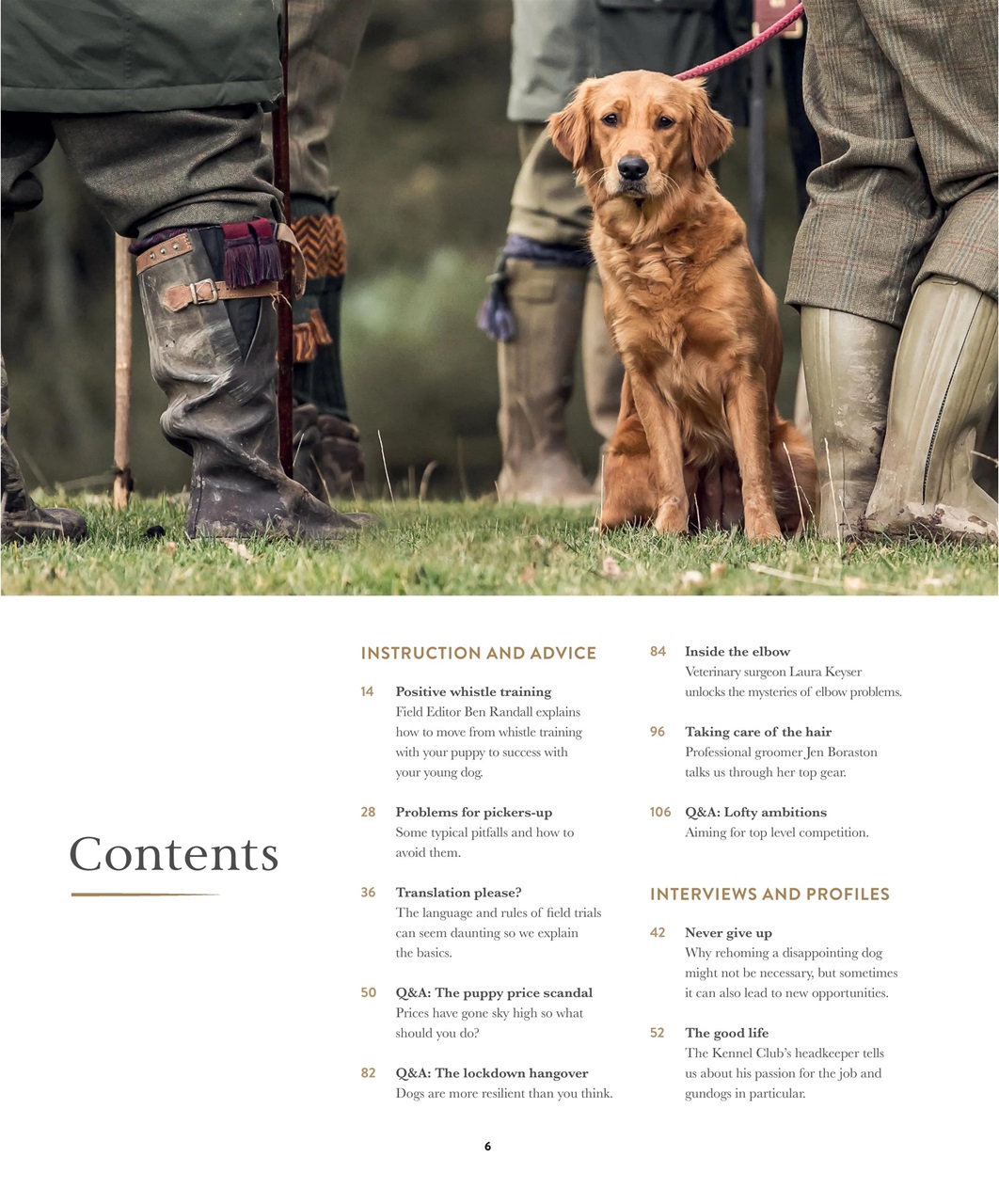 Gundog Journal Preview Pages