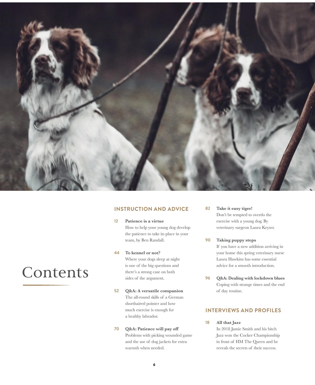 Gundog Journal Preview Pages