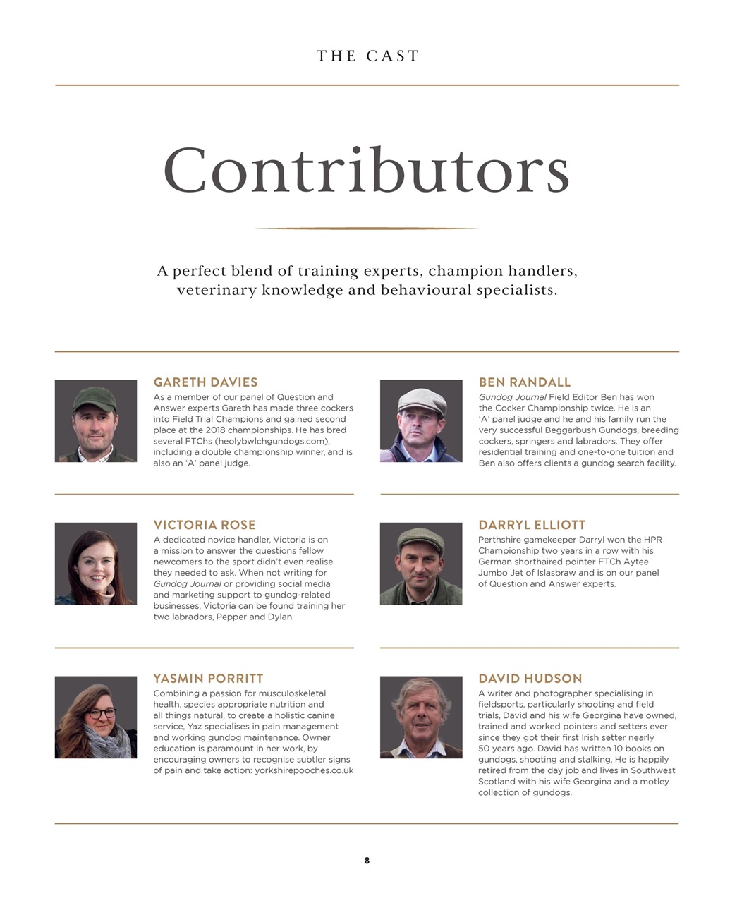 Gundog Journal Preview Pages