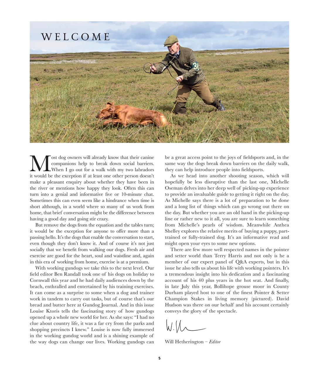 Gundog Journal Preview Pages