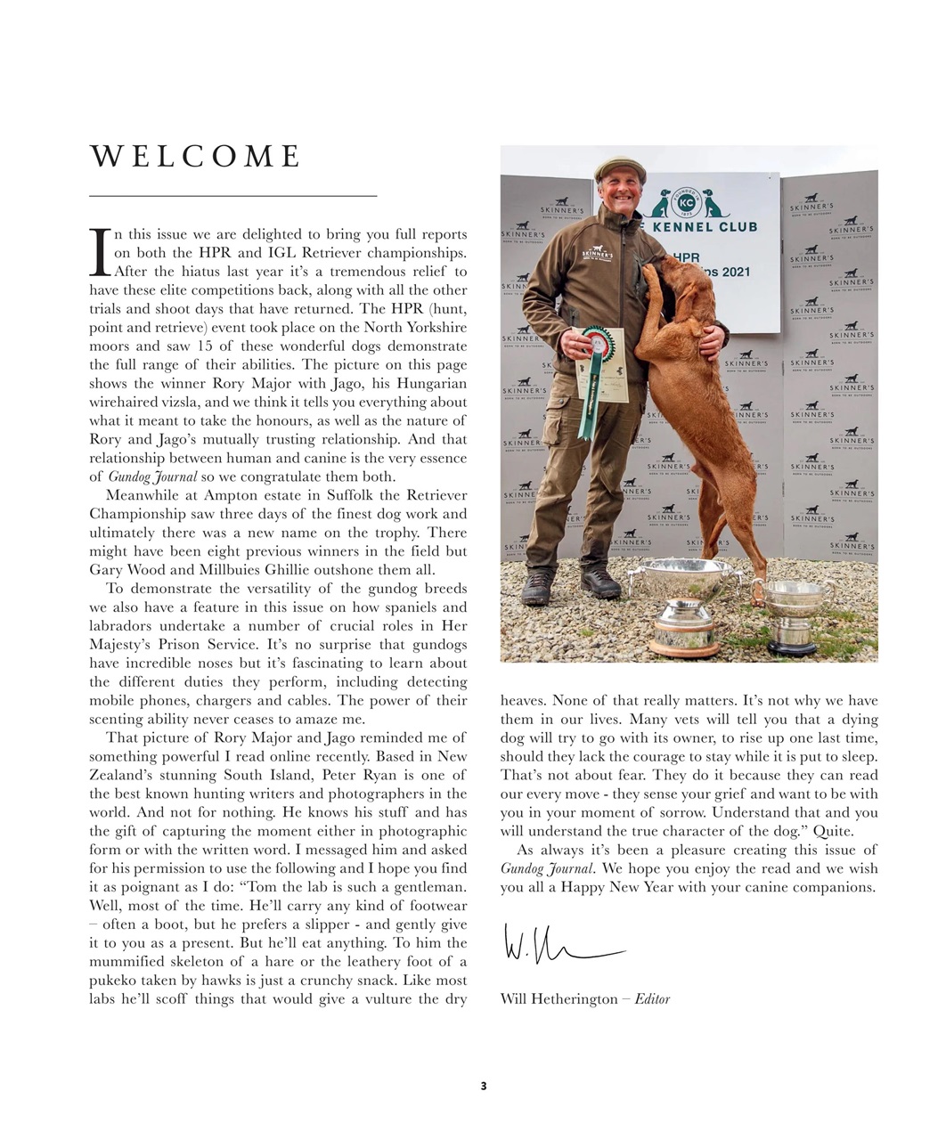Gundog Journal Preview Pages