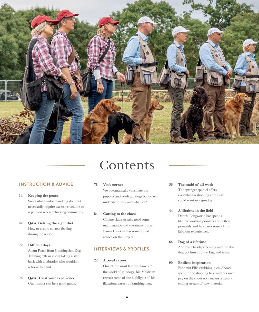 Gundog Journal Preview Pages