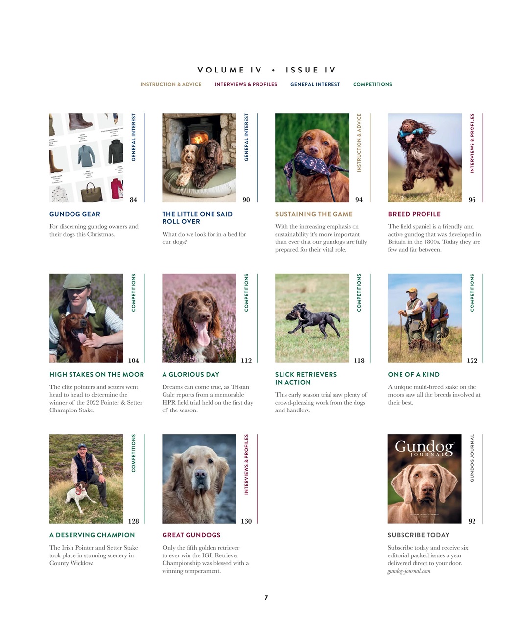 Gundog Journal Preview Pages