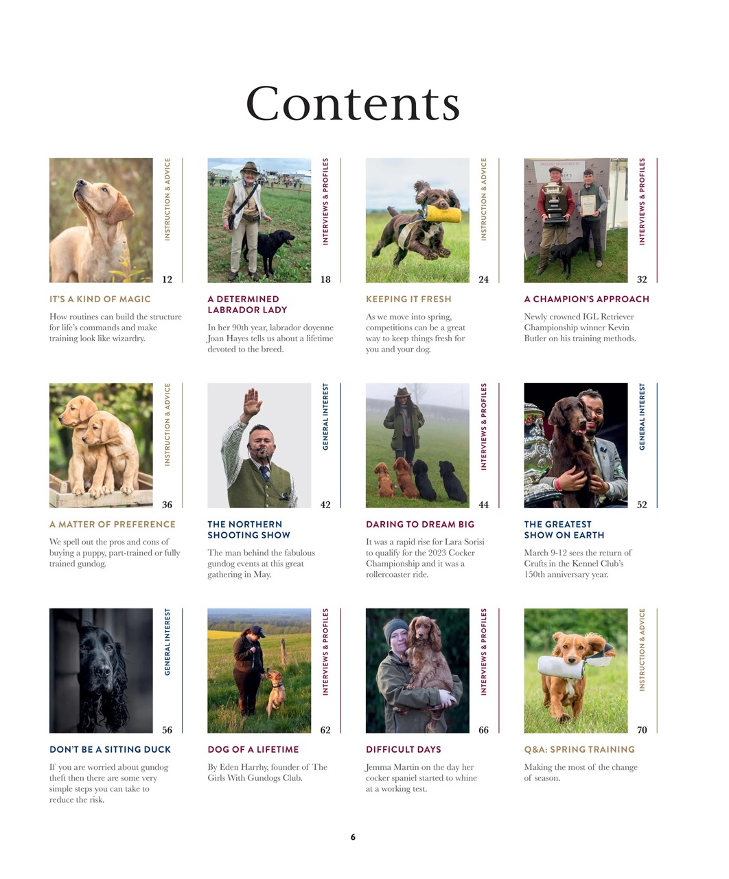 Gundog Journal Preview Pages