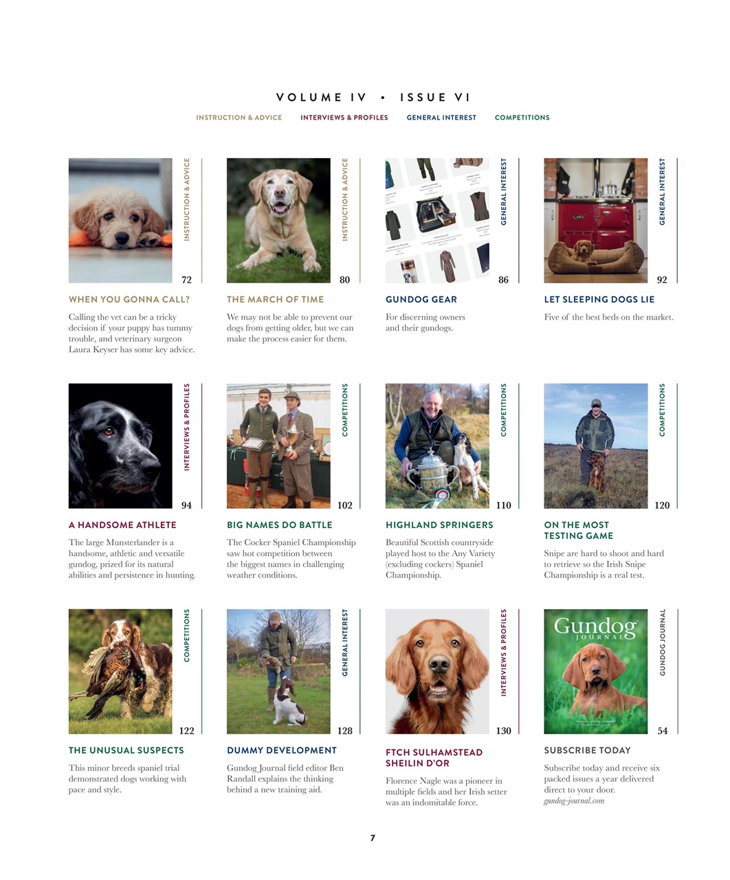 Gundog Journal Preview Pages