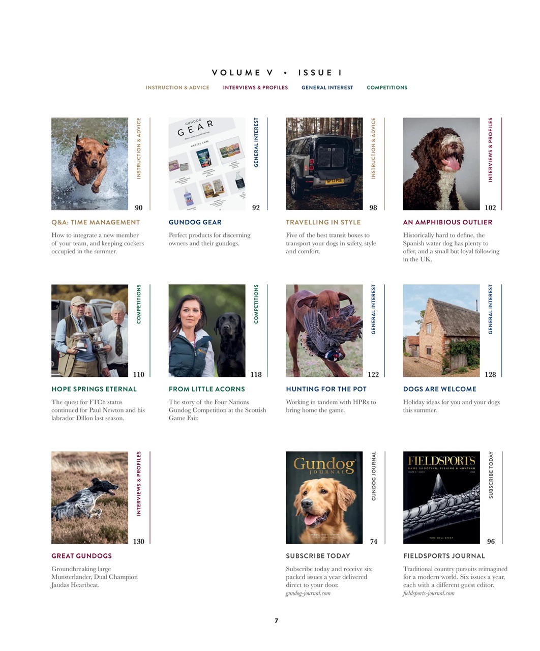 Gundog Journal Preview Pages