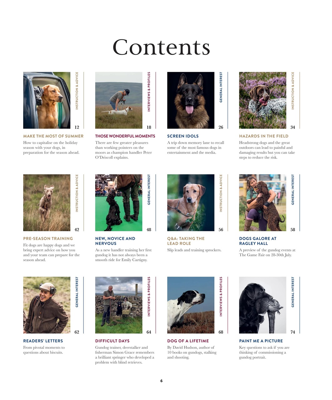 Gundog Journal Preview Pages