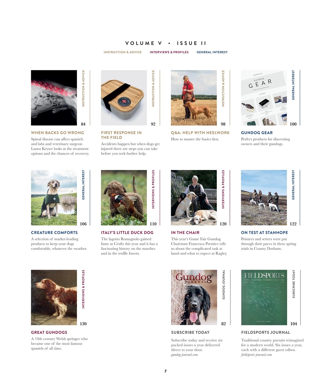 Gundog Journal Preview Pages