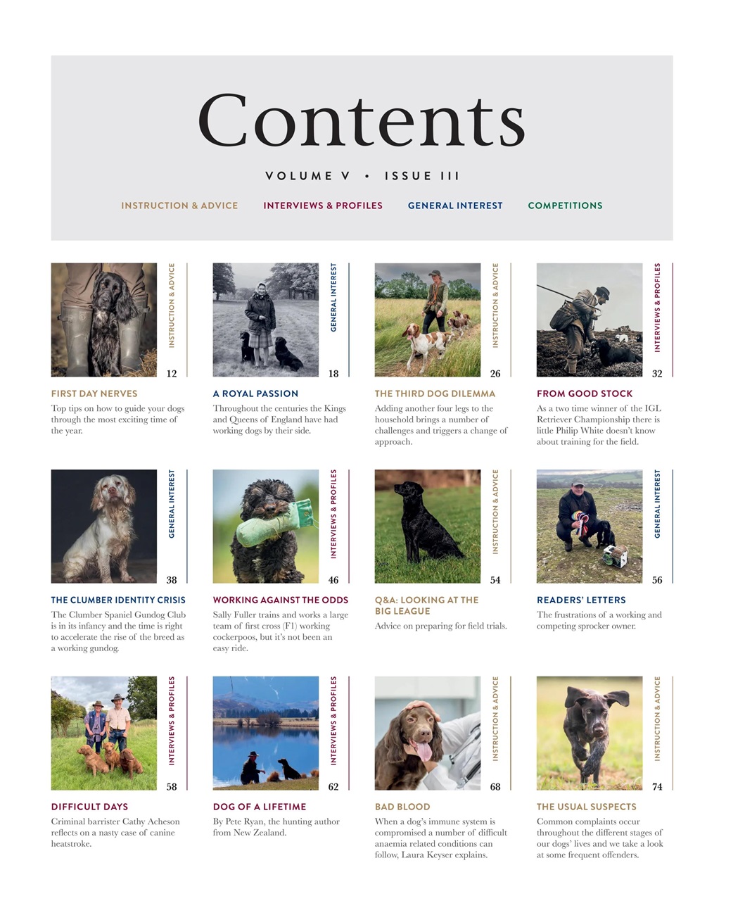 Gundog Journal Preview Pages