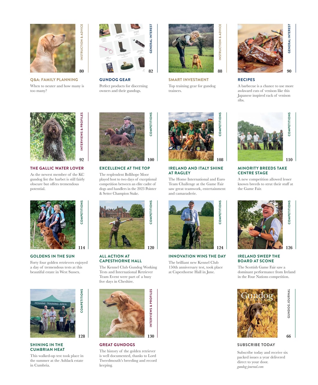 Gundog Journal Preview Pages