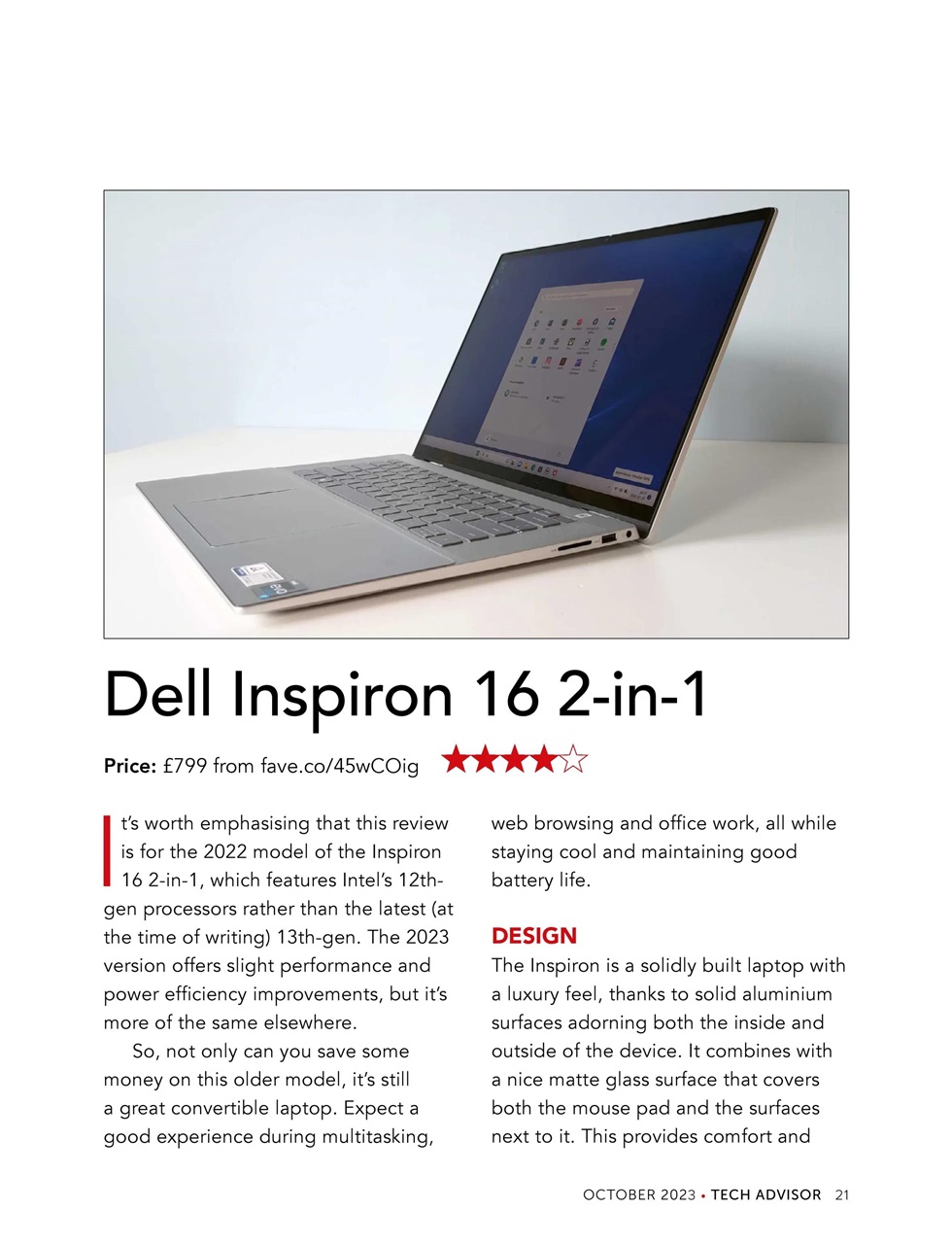 Tech Advisor Preview Pages