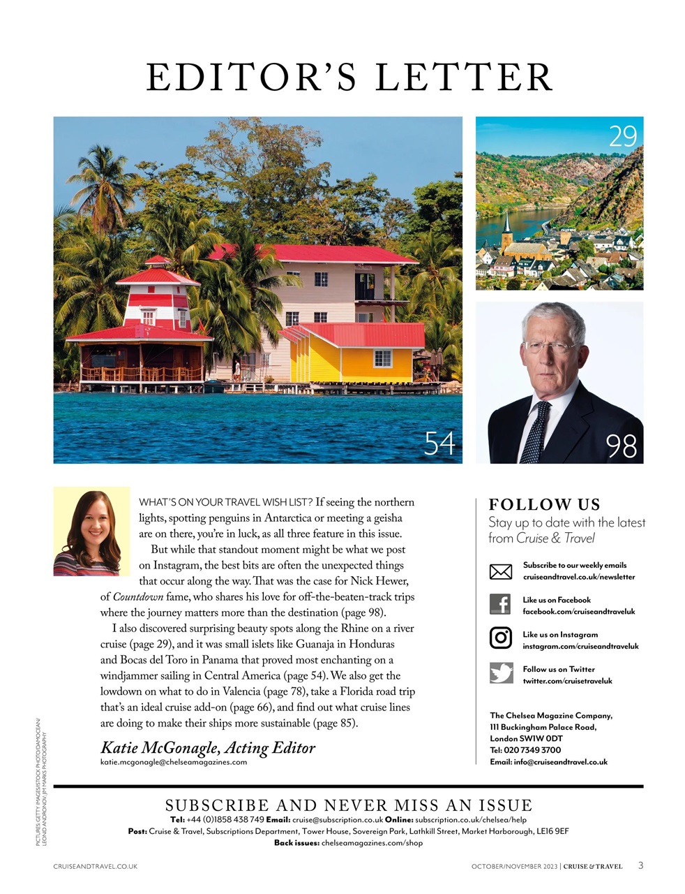 Cruise & Travel Preview Pages