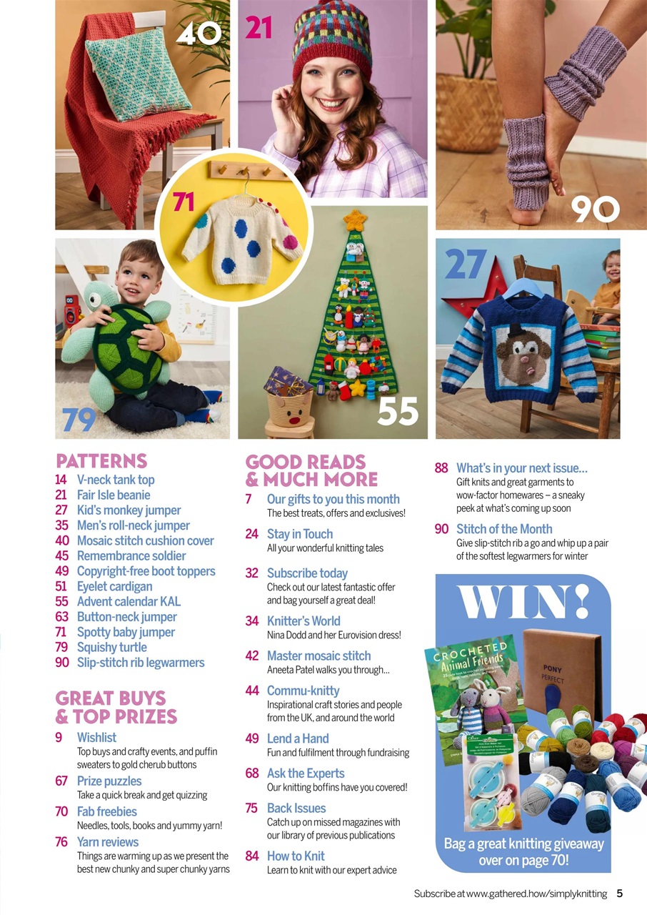 Simply Knitting Preview Pages