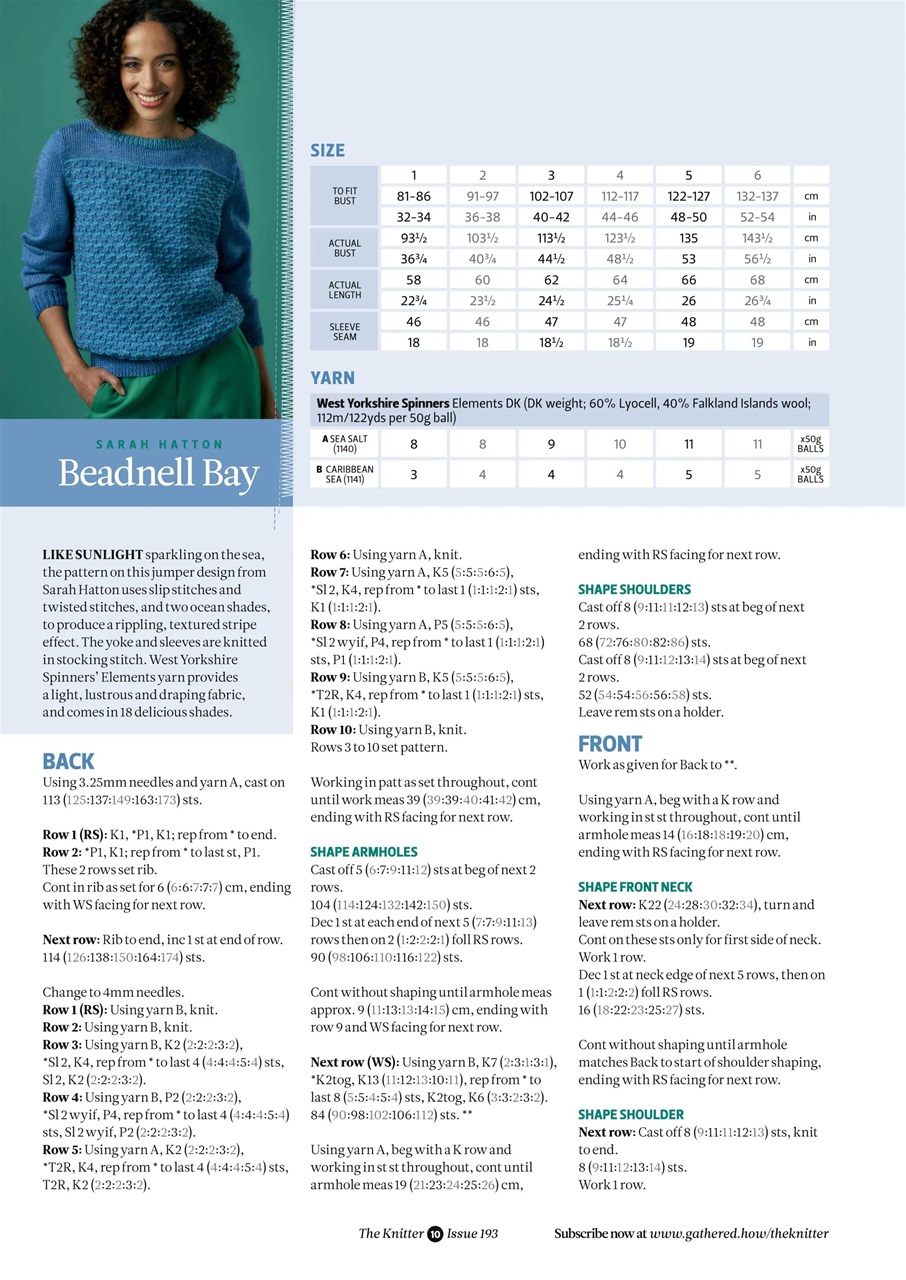 The Knitter Preview Pages