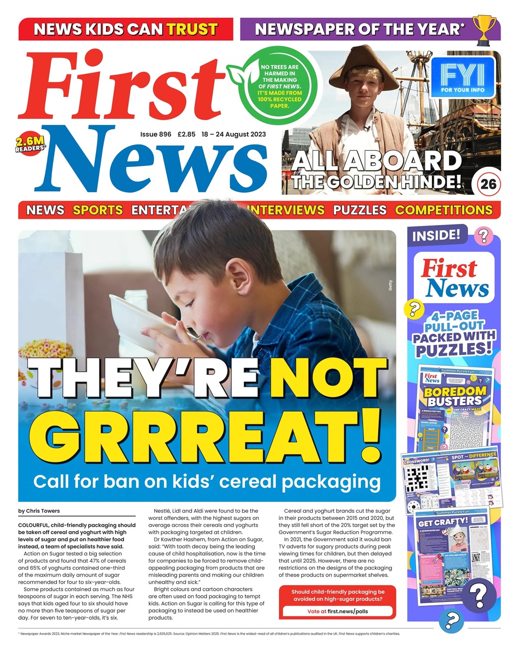 First News Preview Pages