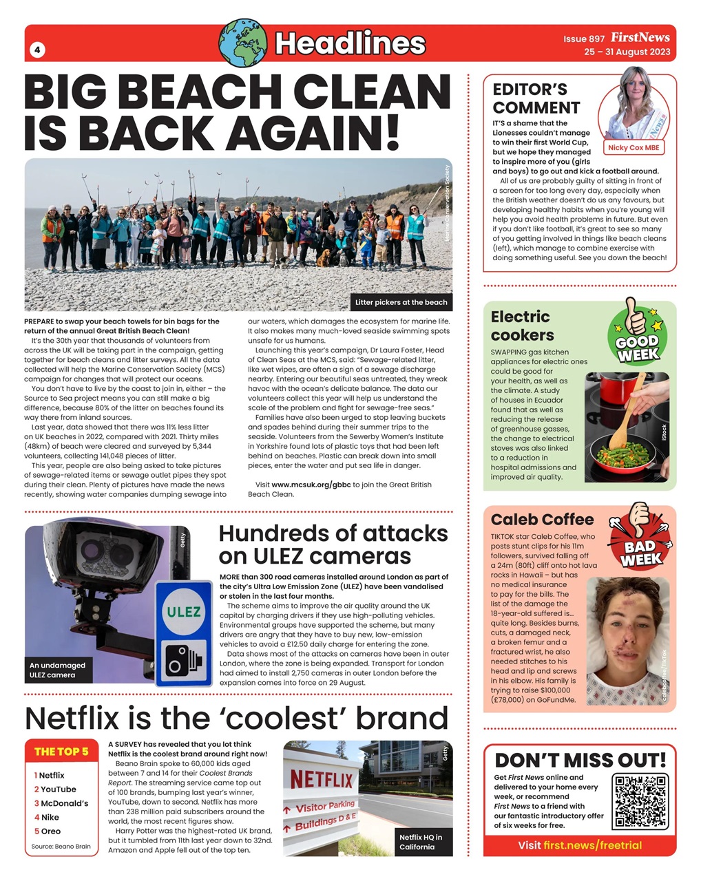 First News Preview Pages